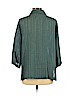 Coldwater Creek Teal 3/4 Sleeve Button-Down Shirt Size L (petite) - photo 2