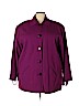 Valerie Stevens 100% Wool Purple Wool Coat Size 24 - photo 1