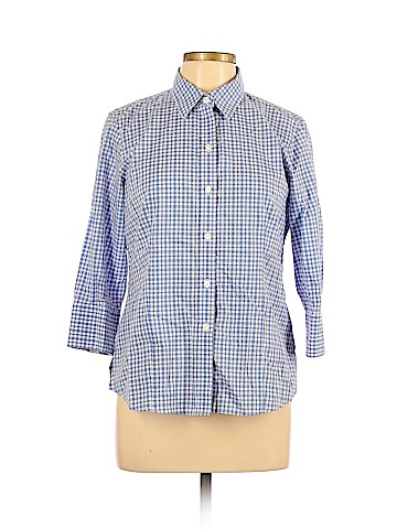 Foxcroft 3/4 Sleeve Button-Down Shirt (view 1)