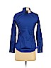 Banana Republic Blue Long Sleeve Button-Down Shirt Size 00 (petite) - photo 2