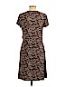 Apt. 9 Brown Casual Dress Size L (petite) - photo 2