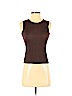 Ann Taylor Brown Sleeveless Silk Top Size XS (petite) - photo 1