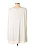 BCBGMAXAZRIA 100% Rayon White Long Sleeve Top Size L - photo 2