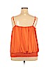 Lane Bryant 100% Polyester Orange Sleeveless Blouse Size 24 - photo 2
