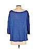 Alexis 100% Cotton Blue 3/4 Sleeve Top Size XS - photo 2