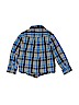 Gymboree 100% Cotton Plaid Blue Long Sleeve Button-Down Shirt Size 5T - photo 2
