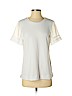 Banana Republic 100% Polyester White Short Sleeve Blouse Size S - photo 1