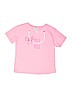 Assorted Brands 100% Cotton Pink Short Sleeve T-Shirt Size 4 - photo 1