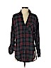Zara Black Long Sleeve Button-Down Shirt Size XS - photo 1