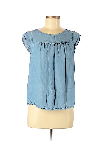 Ann Taylor LOFT Outlet Short Sleeve Blouse (view 1)