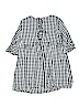 Unbranded 100% Cotton Checkered-gingham Black Dress Size L (youth) - photo 2