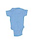 Gerber Organic 100% Cotton Blue Short Sleeve Onesie Size Preemie - photo 2
