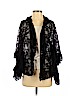 Free People 100% Polyester Black Kimono One size - photo 1