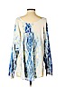 Free People 100% Cotton Blue Long Sleeve Blouse Size S (petite) - photo 2