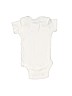 Gerber 100% Cotton White Short Sleeve Onesie Size Newborn - photo 2