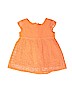 Assorted Brands 100% Cotton Solid Orange Dress Size 140 cm / US 10 - photo 1