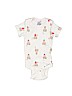 Gerber 100% Cotton White Short Sleeve Onesie Size Newborn - photo 1