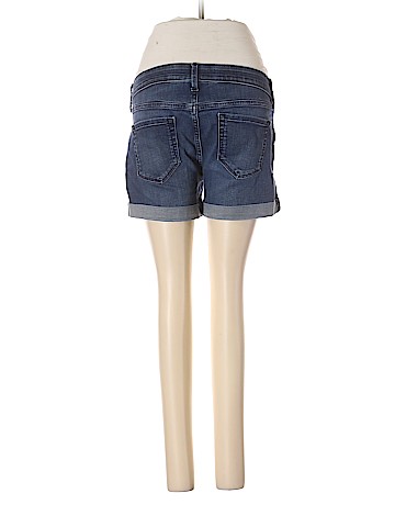 Isabel Maternity Denim Shorts (view 2)