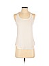 Trina Turk 100% Silk Ivory Sleeveless Silk Top Size XS - photo 1