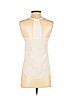 Trina Turk 100% Silk Ivory Sleeveless Silk Top Size XS - photo 2