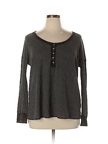 Project Social T Long Sleeve Henley (view 1)