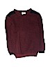 Zara 100% Cotton Burgundy Pullover Sweater Size 8 - photo 1