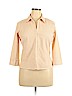 Worthington Pink 3/4 Sleeve Button-Down Shirt Size 14 (petite) - photo 1
