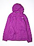 The North Face 100% Polyester Solid Purple Jacket Size 18 - photo 1