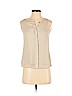 Ann Taylor 100% Polyester Tan Sleeveless Blouse Size 00 (petite) - photo 1