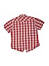 Wrangler Jeans Co 100% Cotton Plaid Red Short Sleeve Button-Down Shirt Size 6 - 7 - photo 2