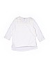 DKNY Solid White 3/4 Sleeve Top Size M (kids) - photo 2