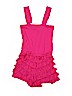 Lemon Loves Lime 100% Cotton Pink Romper Size 10 - photo 2