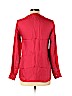Worth New York 100% Silk Red Long Sleeve Silk Top Size 10 (petite) - photo 2