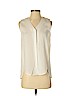 Theory White Sleeveless Button-Down Shirt Size P (petite) - photo 1