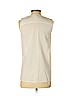 Theory White Sleeveless Button-Down Shirt Size P (petite) - photo 2