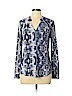 INC International Concepts Blue Long Sleeve Top Size L (petite) - photo 1