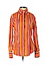 ETRO 100% Cotton Orange Long Sleeve Button-Down Shirt Size EU (IT) 46 / US 10 - photo 1