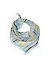 Ann Taylor 100% Silk Stripes Blue Silk Scarf One size - photo 1