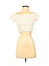 Alice + Olivia Ivory Short Sleeve Top Size S - photo 1
