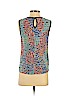 Trina Turk Blue Sleeveless Silk Top Size S - photo 2