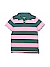 Cat & Jack Stripes Pink Short Sleeve Polo Size 6 - 7 - photo 1