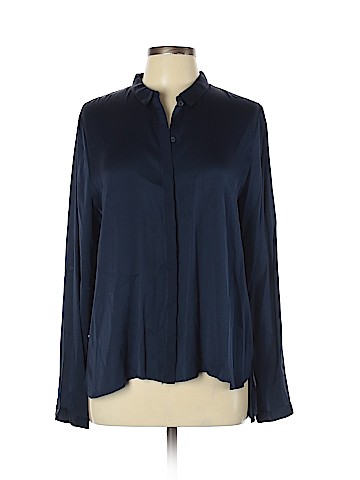 Elie Tahari Long Sleeve Silk Top (view 1)