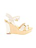 Audrey Brooke White Wedges Size 10 - photo 1