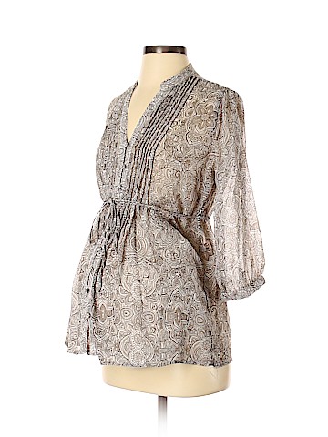 Motherhood 3/4 Sleeve Blouse (view 1)