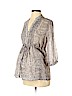 Motherhood Gray 3/4 Sleeve Blouse Size S - photo 1