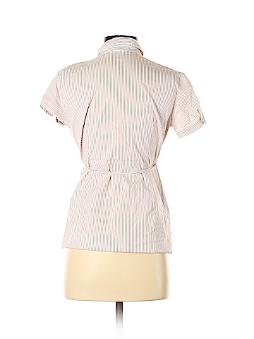 Motherhood Short Sleeve Button-Down Shirt (view 2)