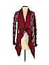 Romeo & Juliet Couture 100% Cotton Red Cardigan Size M - photo 1
