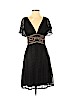Boston Proper 100% Polyester Black Cocktail Dress Size 2 - photo 1