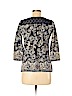 Lucky Brand Blue 3/4 Sleeve Top Size M - photo 2