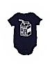 Baby Gap 100% Cotton Graphic Blue Short Sleeve Onesie Size 6-12 mo - photo 1